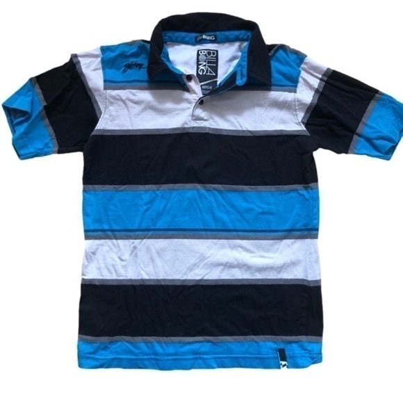 Lot of 2 Boys Medium Short Sleeve Polo Tee Billabong, Rip Curl - Picture 2 of 3